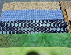 14 – 100% Cotton 1/2 Yard Pieces -Total 7 Yards Various Colors and Prints (C)