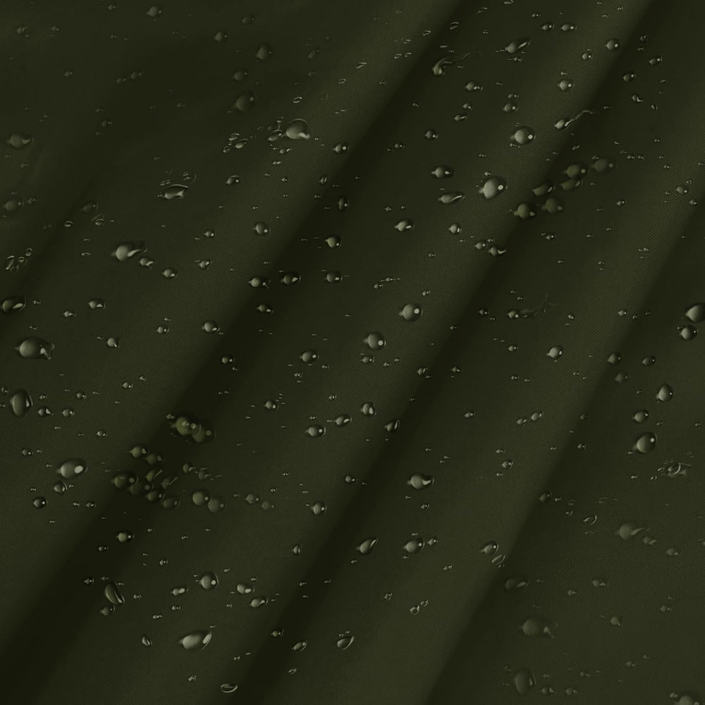 Waterproof Ripstop Nylon Fabric – 60 Inch Wide, Dark Olive, Lightweight, Tear-Re