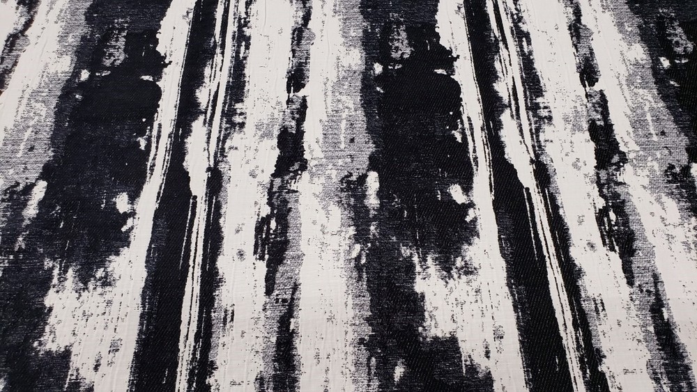 Clarke & Clarke BW1038/Color Black and White – 1 yd