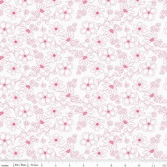 Painted Petals, 5″ x 5″ Squares, Riley Blake $3.99 Ships ANY Amount Of Fabric
