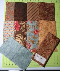 Chocolat by 3 Sisters for Moda fabric 9-FQ’s & 1/2 yd. OOP