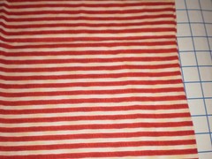 Daisy Kingdom Raggedy Ann and Andy Narrow Leg Stripe fabric 41″ x 44″ W
