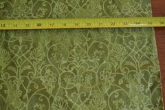By 1/2 Yd, Olive Floral on Dark-Olive Quilt Cotton, P&B/Persia/683-G, B999
