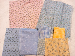 Moda Fabrics Sweet Dreams by Deb Strain Pink & Blue Floral + Matching Prints Qui