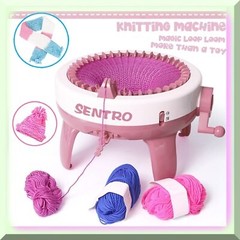 40/48 Needle Knitting Machine for Flat and Round Stitches