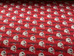 England Patriots Fabric Football NFL Red. 47” X 38”655