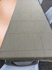 Olive Green Herringbone 5yd x62” Cotton Fabric