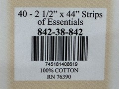 Wilmington Prints Caramel Macchiato 40 Karat Gems 2.5” Strips Jelly Roll Fabric