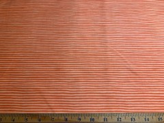 Orange Stripes Cotton Fabric Vintage 90’s OOP