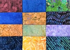 48 PCS BATIK ~ 5″X5″ PRE-CUT QUILT SQUARES CHARM PACK ~ FREE SHIPPING