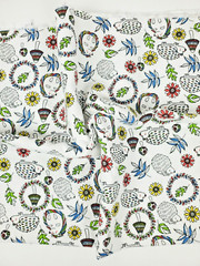 Super Snuggle Flannel Baby Fabric Porcupines Mushrooms 30″ x 42″ Pre-Shrunk