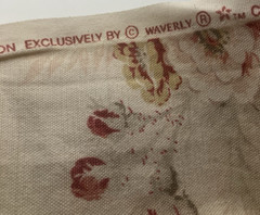 WAVERLY Floral Norfolk Rose Cotton Fabric Upholstery Home Decor Crafts 66X22″
