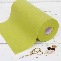 Premium Felt Roll – 12″ x 10yd – Moss Green – Soft Wool-Like 1.2mm Thick