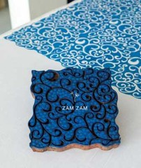 By 5 Yard Hand Block Print Handmade Cotton Indian Natural Sanganeri Print Fabric