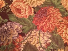 P.KAUFMANN FABRIC DECORATOR WEIGHT FLORAL 180”x 54”