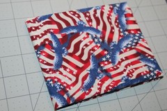 American FLAG Patriotic Fabric Fat Quarter FQ Merica [100% COTTON] America USA