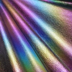 Iridescent Oil Slick Tissue Foil Fabric 60″ By The Yard Stretch Holographic