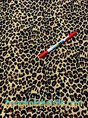 Cheetah Leopard Animal Print Soft 100% Cotton Fabric Material