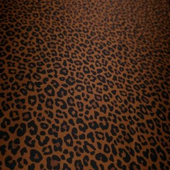 Copper Brown Black Cheetah Print Dull Satin Fabric58″ By The Yard Sewing Craft