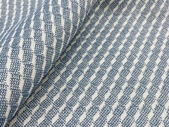 Schumacher Semi Plain Upholstery Fabric- Sullivan / Blue 2.25 yds 71592