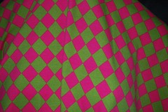 Cotton Jersey Lycra Diamonds Print Knit Fabric Very Soft 10 oz 3/4″ Diamonds