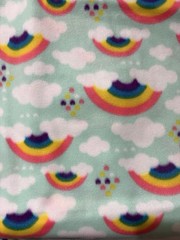 Blizzard fleece fabric Rainbow 3 Yards X 58”