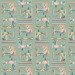 THREAD & INK – Country Sewing Club by Lena Morris – Sewing Machines – Green