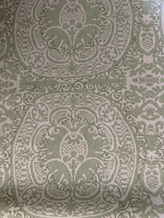 Quadrille Veneto Neutral Soft French Green Fabric 302200B-04 2 6/8 Yards