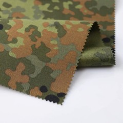 500D 1000D Nylon Germany Flecktarn Camo Fabric German Military Multitarn Cloth