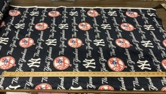 NEW YORK YANKEES LOGO MLB LICENSED BASEBALL FLEECE FABRIC BTY