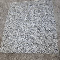 Vintage Concord Fabrics Cotton Fabric Designed by The Kesslers 36″ x 44″ blue