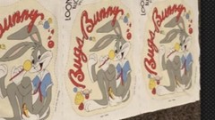 “Looney Toons BUGS BUNNY” by Warner Brother~fabric pillow cut-out VINGAGE 1981