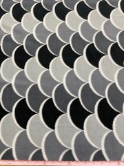 Richlin Fabrics ~ 100% Poly- Yukon Fleece ~ Scales ~ 60″ wide ~ per half yard