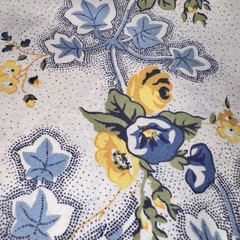 Vintage Fabric Remnant Lot Floral Gingham Solid Cotton Blend Craft Quilting