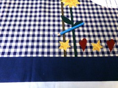 Lot of 3 Adult Vest Panels. Two Springtime, One Birdhouse Bungalow. A26-103