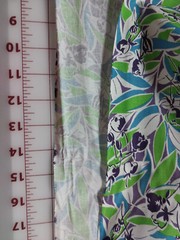 2 Yards 1930s Repro Fabric FEEDSACK REPRODUCTION Indo-US Sales Rose on Leaves
