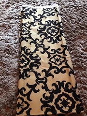 Mill Creek Fabric Original Design Black Beige 1 Yard X 44” Upholstery Fabric