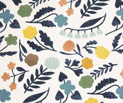 CHRISTOPHER FARR CURTAIN/UPHOLSTERY FABRIC DESIGN Array 4.2 METRES DARK INDIGO