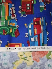 Lot Of 10 Pieces Of Kids Themed Cotton Quilting Fabrics Some Vintage Mixed Sizes