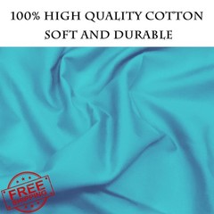 Eontrae Turquoise Cotton Fabric 3Y 59in Wide