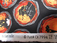 Halloween Print Cotton Fabric 1 FQ Michael Miller Haunt It