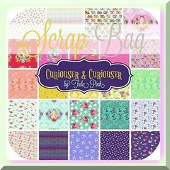 2-Yard Cotton Fabric Scrap Bag for Quilting