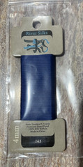 ~ River Silks SILK RIBBON 4mm. COLOR 165 TRUE BLUE Hand Dyed 5.5 yards NEW