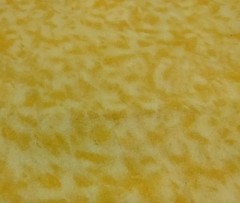 Tie Dye Print Yellow Cotton Flannel Fabric 1.25 Yds 46×45 Unisex Baby