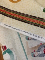 Timeless Treasures Fabrics Of Soho 12 DAYS OF CHRISTMAS 3 Panels 44X106 Holiday