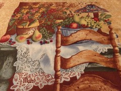 23″ x 44″ VINTAGE “COUNTRY HOME” PANEL by ANNA KRAJESKI COLORFUL COTTON NEW #779