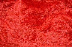 VELVET PANNE CRUSHED BACKDROP VELOUR STRETCH FABRIC 60″ WIDE RED BY THE YARD