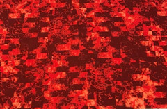 Tonal Reds * Bricks * EBI Fabrics Studio * 100% Cotton Remnant * 21″ x 8″