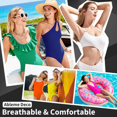 Nylon Spandex Fabric by the Yard, 80% Nylon 20% Spandex, 4-Way Stretch Quick-Dry