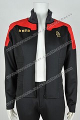 Sierra Command Cosplay Costume For Star Trek Online Final Decision Jacket Suit